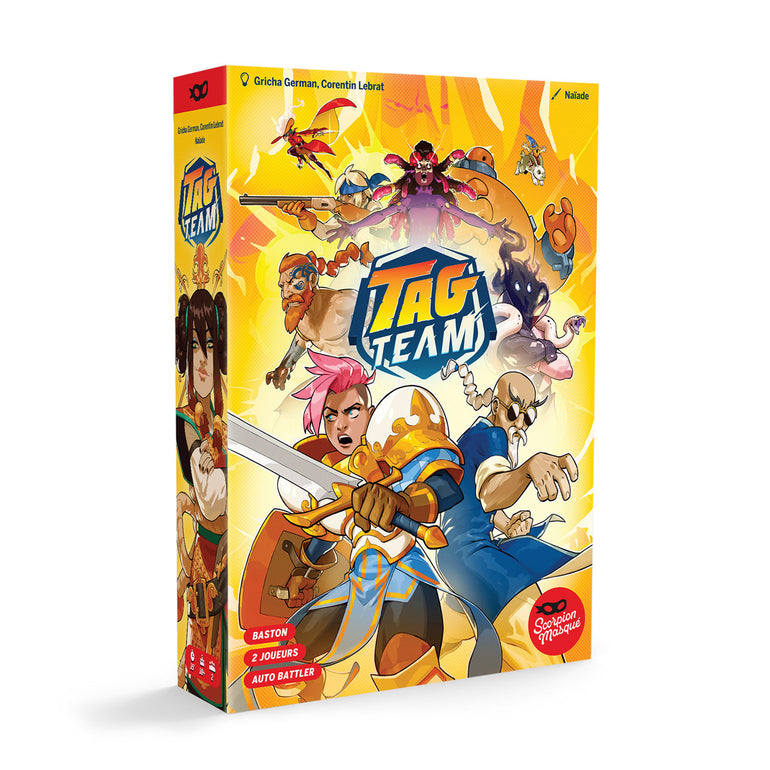 Boîte originale de Tag Team : personnages utilisés pendant la soirée